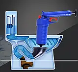 Toilet dredge GUN BLUE очищувач каналізації високого тиску | Плунжер для раковини високого тиску, фото 5