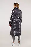 Жіночий стильний зимовий пуховик ПВ-1253 Лак тон 75, розміри 44-58, фото 4