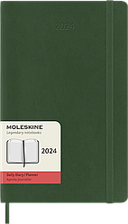 Щоденник Moleskine 2024 середній 13х21 см миртовий зелений м'яка обкладинка (8056598857337)