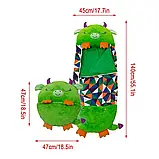 Спальний дитячий мішок Sleeping Bag Зелений, Спальник подушка, Іграшка сліпик, фото 4