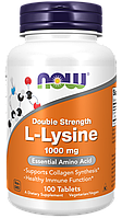 Now Foods L-Lysine 1000 мг 100 таблеток, л-лизин lysine