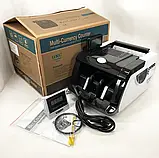 Лічильна машинка 6200 | Лічильник купюр GLV з ультрафіолетовим і магнітним сканером UV-MG-6200, фото 2