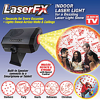 Лазерный проектор LASER FX с динамиком (5 встроенных изображений, возможность подключения к смартфону)