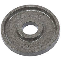 Блины (диски) для штанги стальные серые d-52 мм Zelart TA-7792-2_5 (1 шт х 2.5 кг)