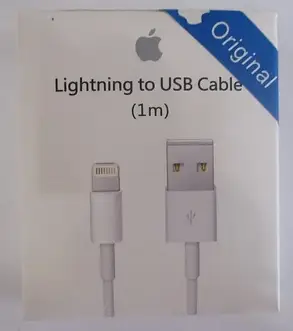 Шнур шнур для зарядки iphone айфона Lightning to USB Cable (1m), фото 2