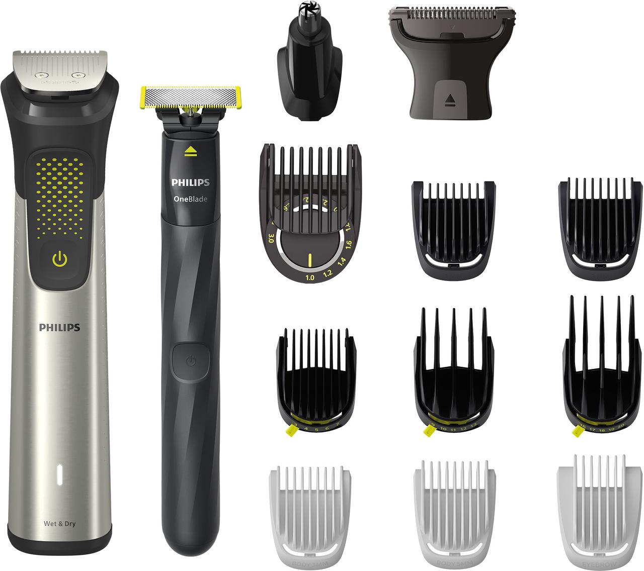 Тример Бритва PHILIPS 9000 Multigroom+OneBlade 15in1 MG9552/15