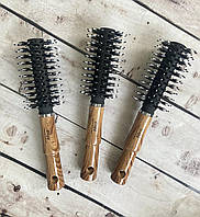 Брашинг для волос с шетиной Dagg Premium 2162TSP на деревянной ручке