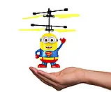 Іграшка-вертоліт BauTech Літаючий Супермен, Дитяча літаюча іграшка на управлінні Міньйон, фото 3