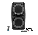 Акустична система з мікрофоном Goldteller GT-6032 USB/SD/FM/Bluetooth, Колонка-чемодан, фото 5