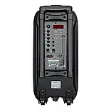 Акустична система з мікрофоном Goldteller GT-6032 USB/SD/FM/Bluetooth, Колонка-чемодан, фото 8