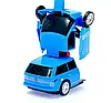 Трансформер робот машина Road Tyrants | Автобот трансформер зі світловими і звуковими ефектами СИНІЙ, фото 3