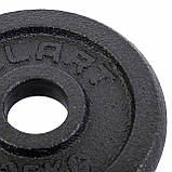 Диски (диски) для штанги сталеві d — 30 мм Zelart TA-7785-1_25 (1 шт. х 1.25 кг), фото 4
