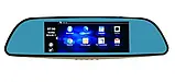 Дзеркало-відеореєстратор D35 (Android) 1/8 (LCD 7, GPS), Реєстратор в машину, Автореєстратор, фото 5