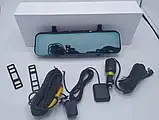 Дзеркало-відеореєстратор K40 (Android) 1/8 (LCD 10, GPS), Реєстратор в машину, Автореєстратор, фото 8