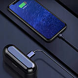Безпровідні навушники Amoi F9 Bluetooth Black з зарядним повербанком, фото 3
