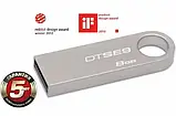 Флеш-накопичувач USB 8Gb Kingston SE9 (Метал), Юсб флешка, Юсб флешка, фото 3