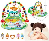 Розвиваючий килимок ЗЕЛЕНИЙ PIANO FITNESS RACKНЕ, Ігровий килимок для дітей, Килимок для малюка, фото 7
