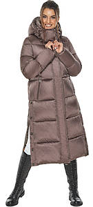 Куртка сучасна жіноча колір сепія модель 53570 44 (XS)