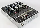 Аудіомікшер Mixer BT 4000D 2ch. + BT, Мікшерний пульт c Bluetooth, фото 7