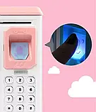 Робот скарбничка Robot Bodyguard РОЖЕВА, Музична дитяча скарбничка з паролем, фото 3