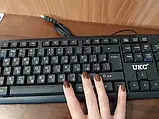 Клавіатура KEYBOARD (TC-01)/X1/K107, Комп'ютерна клавіатура usb, Провідна клавіатура, фото 7