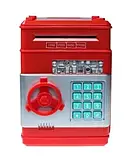 Сейф дитячий (жовтий, зелений, рожевий, червоний) 881506, Скарбничка з купюроприймачем, фото 6