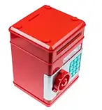 Сейф дитячий (жовтий, зелений, рожевий, червоний) 881506, Скарбничка з купюроприймачем, фото 7