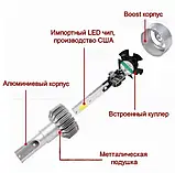 Автолампа LED C6 H1 біла коробка, Лед лампа в фари, Світлодіодна лампа для авто, фото 4