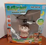 Літаюча іграшка Baby Boy, Інтерактивна іграшка, Літаючий хлопчик від руки, фото 2