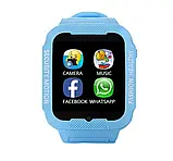 Smart Watch K3 Сині, Розумний дитячий годинник з GPS трекером, фото 4
