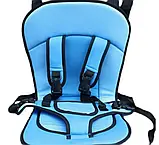 Дитяче Автокрісло СИНЕЕ Multi Function Car Cushion, Безкаркасне автокрісло дитяче, фото 9