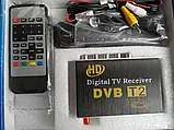 Приставка для автомобіля T2 Digital TV Receiver, Автомобільний цифровий ТВ тюнер, Цифровий ресивер, фото 5