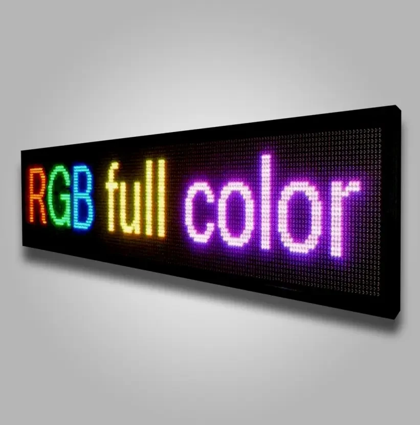 Бегущая строка 135*40 см RGB + Wi-Fi | LED табло для рекламы | Светодиодная вывеска - фото 10 - id-p1573312634