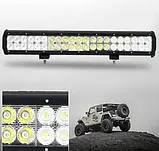 Автофара LED на дах (42 LED) 5D-126W-SPOT (500 х 70 х 80), LED балка на авто, Світлодіодна фара, фото 7