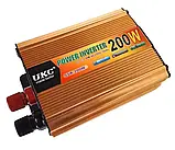 Перетворювач AC/DC 200W 12V UKC, Інвертор напруги, Підвищувальний перетворювач, фото 6
