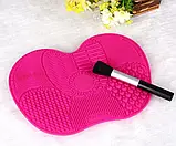 Килимок для миття косметичних пензликів Brush Spa, Силіконовий килимок для очищення пензликів, фото 2