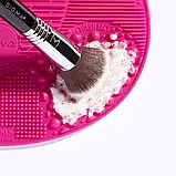 Килимок для миття косметичних пензликів Brush Spa, Силіконовий килимок для очищення пензликів, фото 7