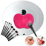 Килимок для миття косметичних пензликів Brush Spa, Силіконовий килимок для очищення пензликів, фото 8