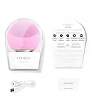 Електрична щітка | масажер для очищення шкіри обличчя Foreo LUNA Mini 2, Світло - рожевий, фото 4