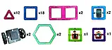 Магнітний конструктор Магнікон МК-40, Розвиваючий конструктор, Конструктор для дітей, Конструктор для дітей, фото 2
