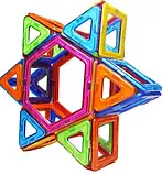 Магнітний конструктор Магнікон МК-40, Розвиваючий конструктор, Конструктор для дітей, Конструктор для дітей, фото 8