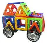 Магнітний конструктор Магнікон МК-40, Розвиваючий конструктор, Конструктор для дітей, Конструктор для дітей, фото 9