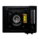 Плита газова портативна Intertool, Туристична газова плита міні, Похідна газова піч, Похідна газова піч, фото 3