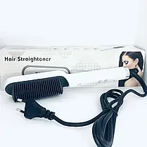 Гребінець-випрямляч Hair Straightener HTQ-908/909, Електричний гребінець, Стайлер для волосся, фото 5
