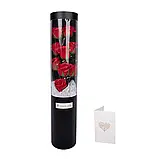 Букет червоних троянд з мила з Led підсвічуванням, Подарунковий набір мильних квітів, фото 3