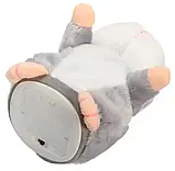 Хом'як-повторюшка Sun Toys Сірий, Іграшка-повторюшка, Дитяча інтерактивна м'яка іграшка, що говорить, фото 7