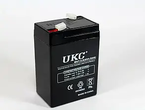 Герметичний кислотно-свинцевий акумулятор BATTERY RB 640 6V 4A UKC, акумуляторна батарея, фото 3