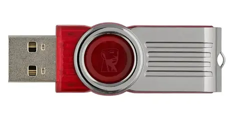 Флеш-накопичувач USB 64Gb Kingston DT101 Червоний, Флешка для ПК, фото 3