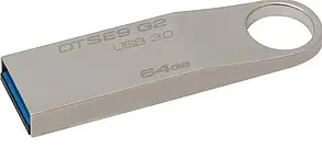 Флеш-накопичувач USB 64Gb Kingston SE9 Метал, Флешка для ПК, фото 3