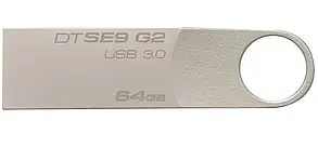 Флеш-накопичувач USB 64Gb Kingston SE9 Метал, Флешка для ПК, фото 4